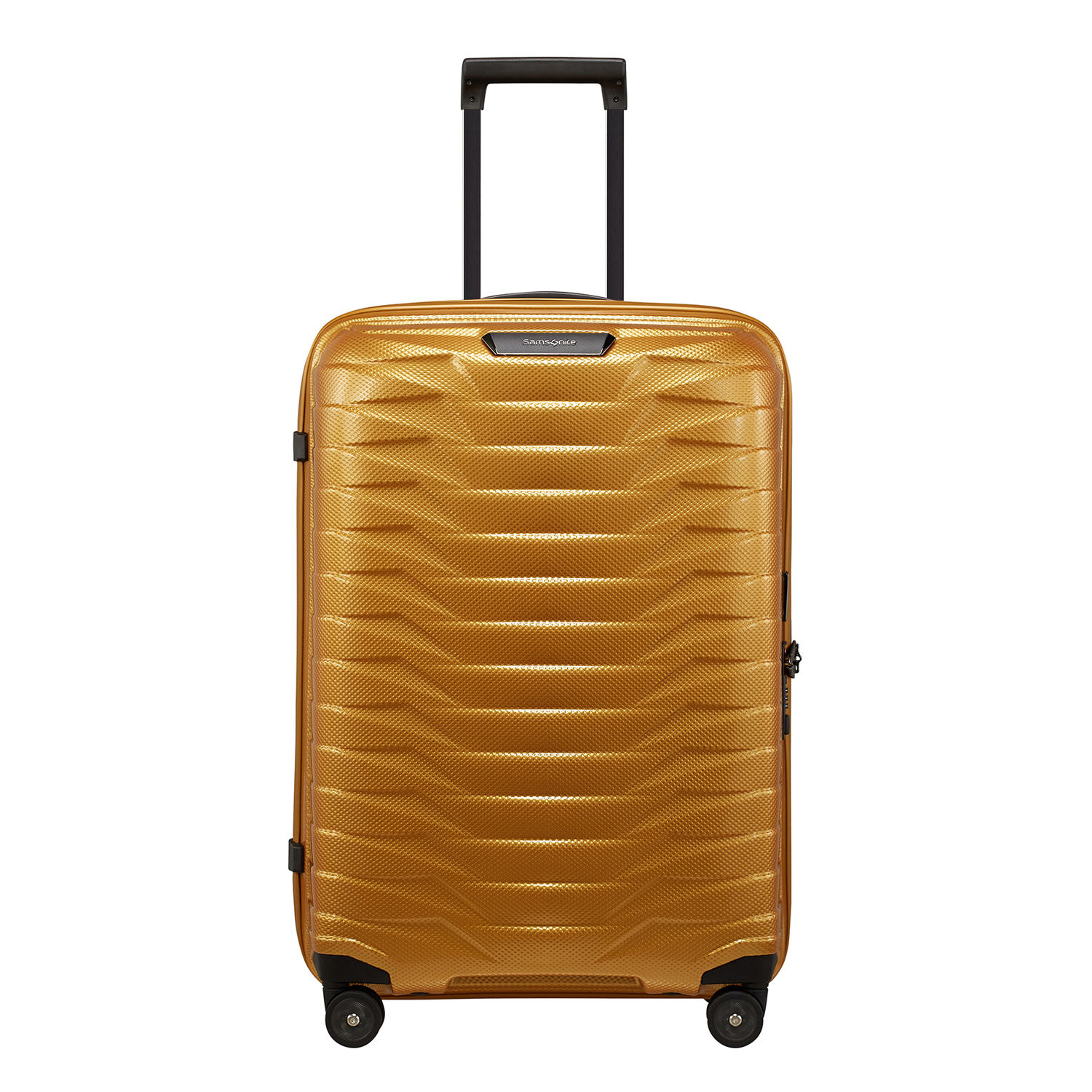 Samsonite Proxis Spinner 69 honey gold hardcase koffer lichtgewicht koffer