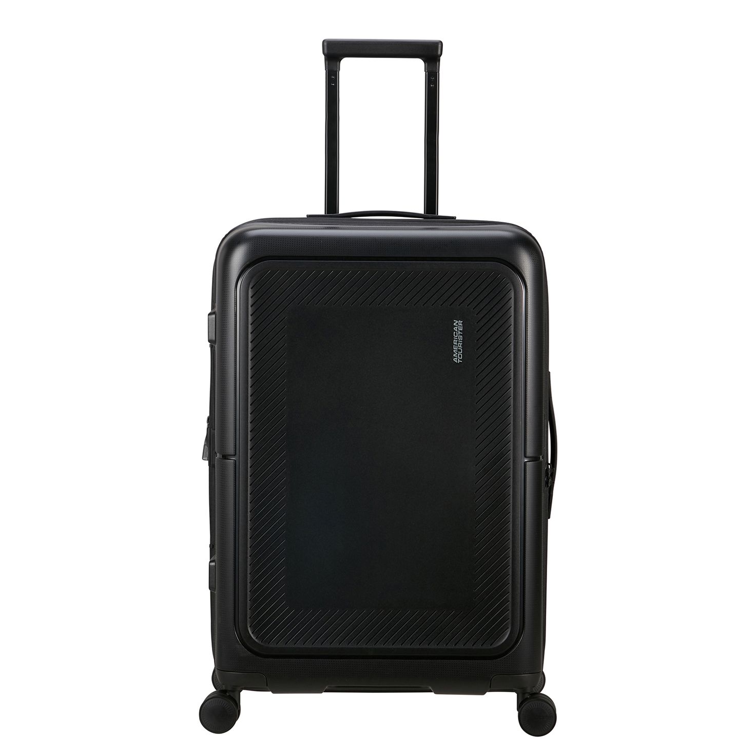 Travelbags American Tourister Dashpop Spinner 67 Exp true black hardcase koffer lichtgewicht koffer aanbieding