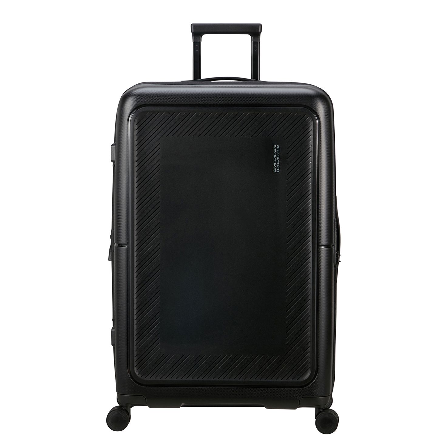 Travelbags American Tourister Dashpop Spinner 77 Exp true black hardcase koffer lichtgewicht koffer aanbieding