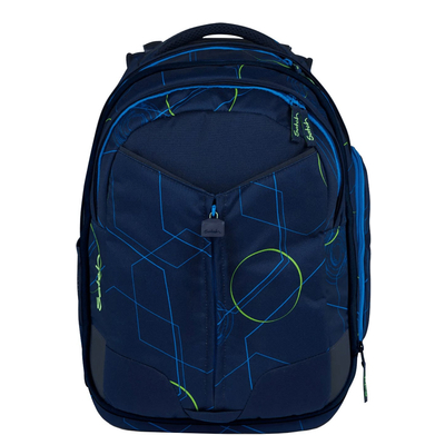 Satch Match School Backpack blue tech