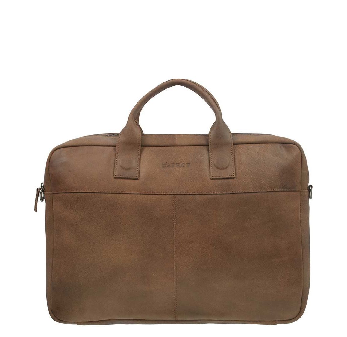 DSTRCT laptoptas bruin