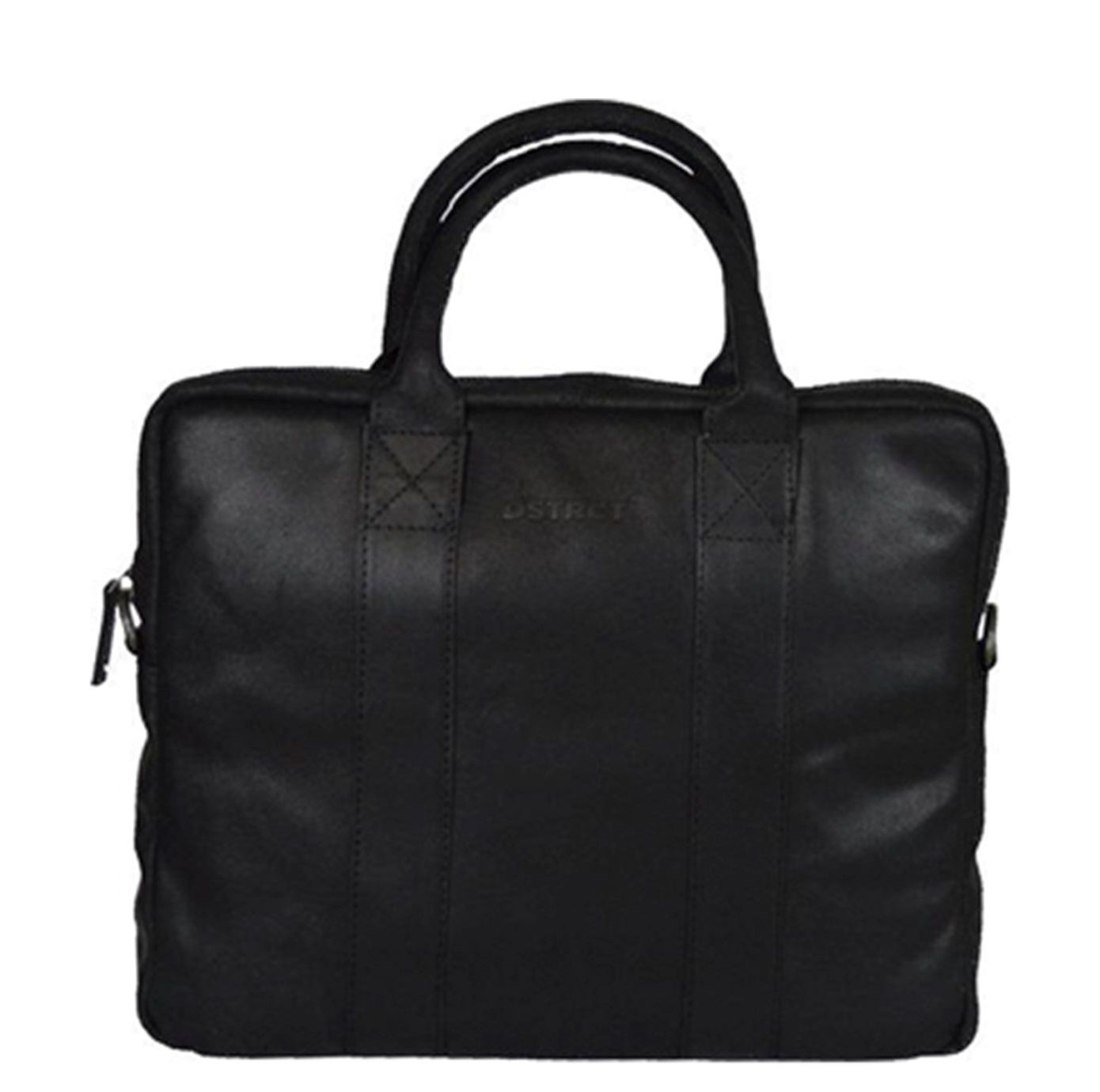 DSTRCT Limited Single Zip 14'' Laptoptas zwart schoudertas heren