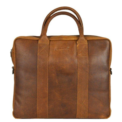 DSTRCT Limited Single Zip 14'' Laptoptasche cognac