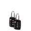 TravelBlue 2x TSA Combi Lock Set black