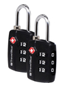 TravelBlue 2x TSA Combi Lock Set black