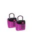 TravelBlue 2x TSA Lock Set purple