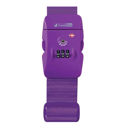 TravelBlue TSA Lock Combination Strap purple