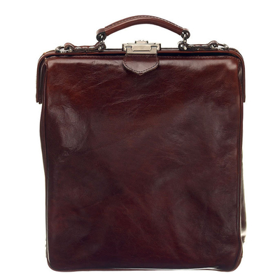 Mutsaers On The Bag Leder Backpack dunkelbraun