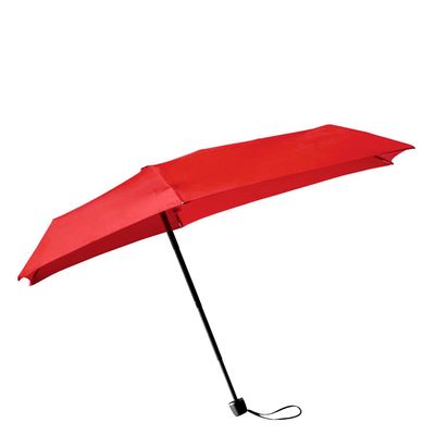 Senz Micro Manual faltbares Sturmschirm passion red