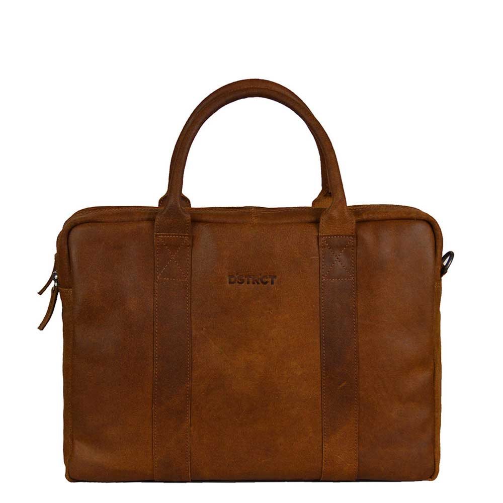 DSTRCT Main Street Workingbag 15.6&apos;&apos; cognac