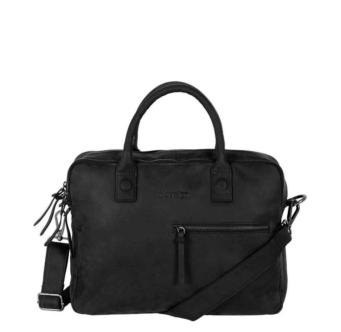 DSTRCT schoudertas zwart