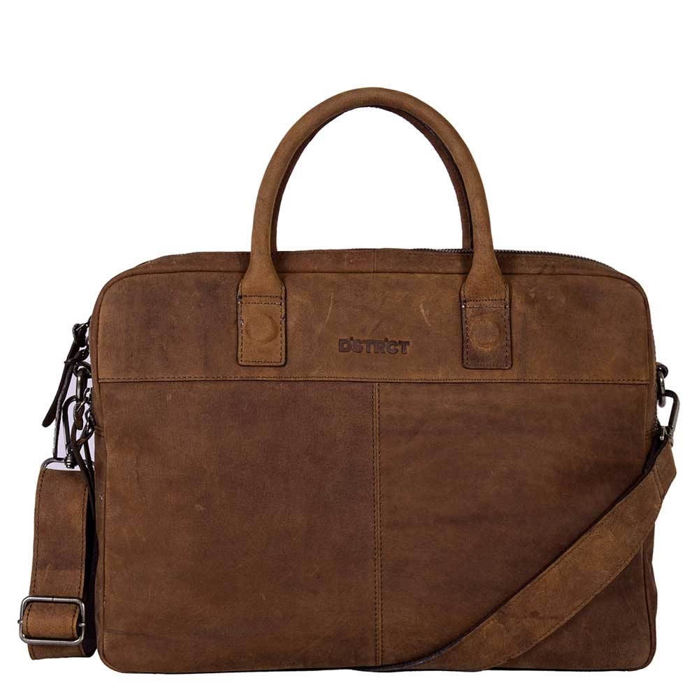 DSTRCT Wall Street Workingbag 15.6" brown