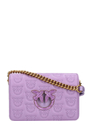 Pinko Love Click Mini Chevron purple tulip