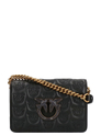Pinko Love Click Mini Chevron black