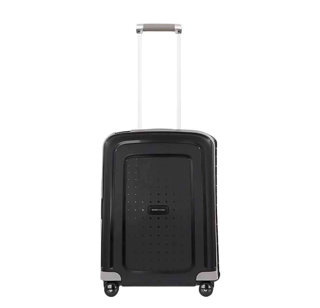 Samsonite S'Cure Spinner Handbagage koffer 55 cm - Zwart