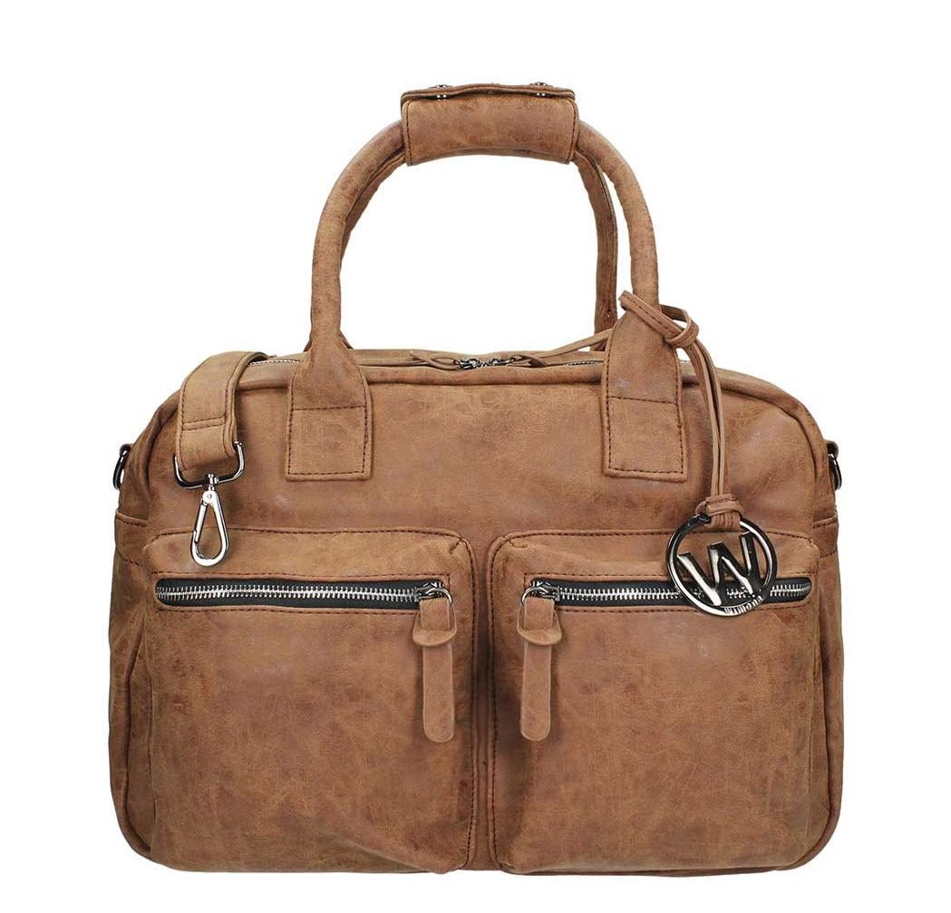 Wimona Alessia schoudertas bruin