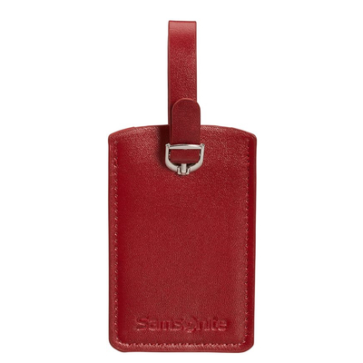 Samsonite Accessoires Rectangle Luggage Tag X2 red
