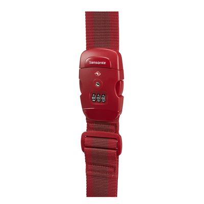 Samsonite Accessoires Luggage Strap/TSA Lock red