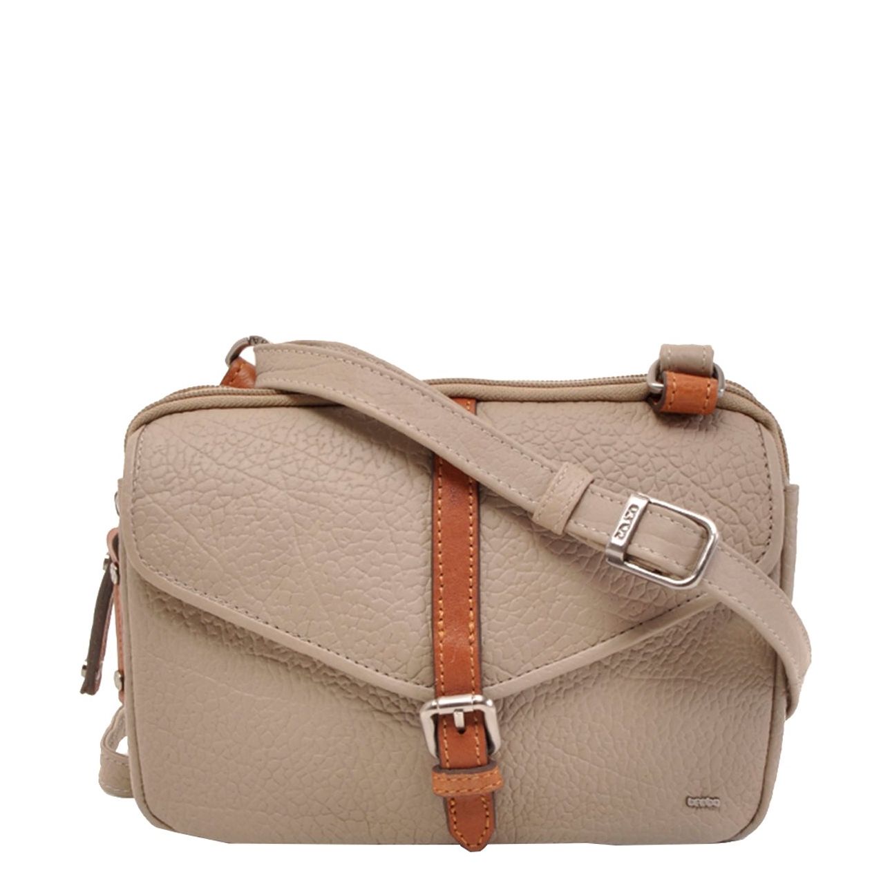 Berba Chamonix crossbodytas grijs en taupe