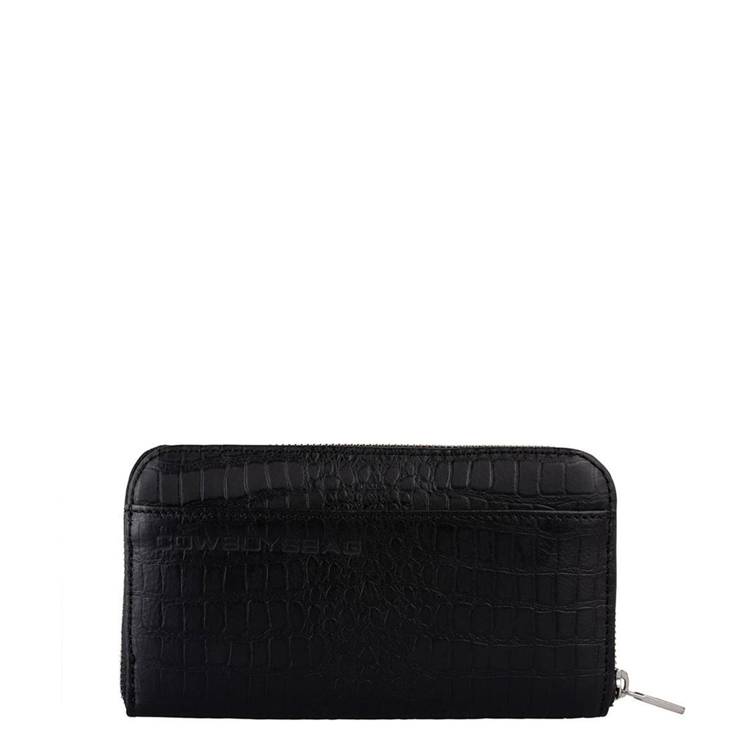 Cowboysbag The Purse croco black dames portemonnee
