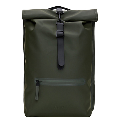 Rains Rolltop Rucksack W3 green