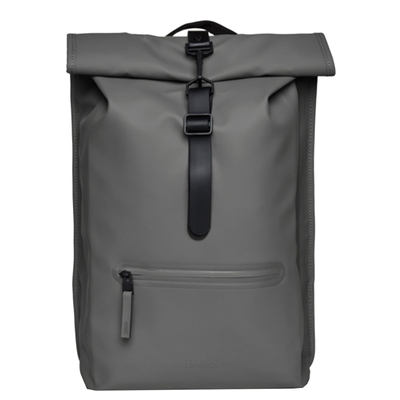 Rains Rolltop Rucksack W3 grey