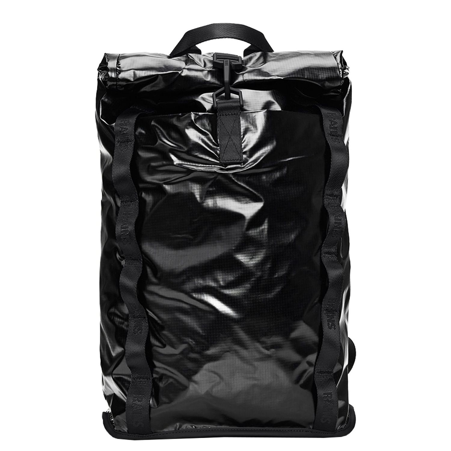 Rains Rolltop Rucksack rugzak zwart