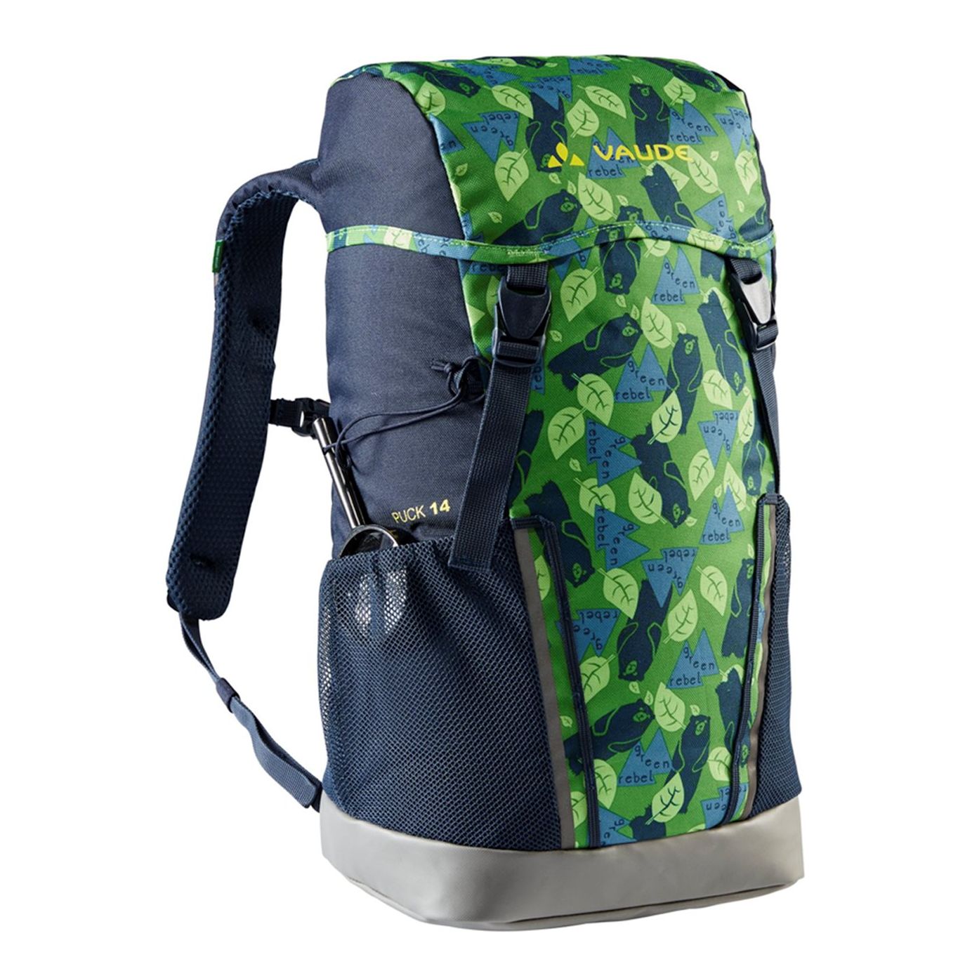 Travelbags Vaude Puck 14 Kinderrugzak parrot green/eclipse aanbieding