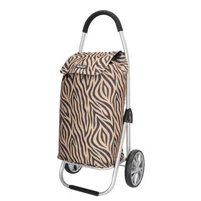 Beagles Alberic Shopping Trolley zebra brown