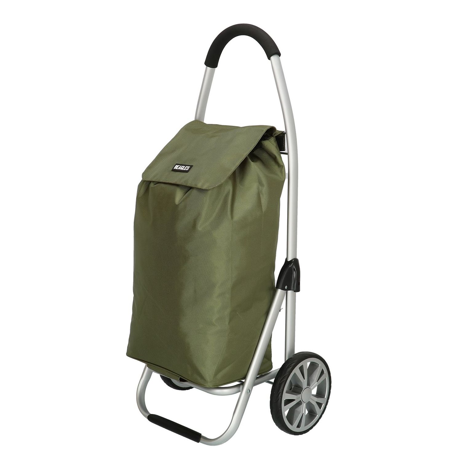 Travelbags Beagles Alberic Grocerly Boodschappentrolley olijfgroen aanbieding