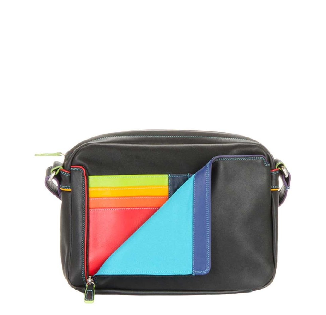 MyWalit crossbodytas zwart en multicolor