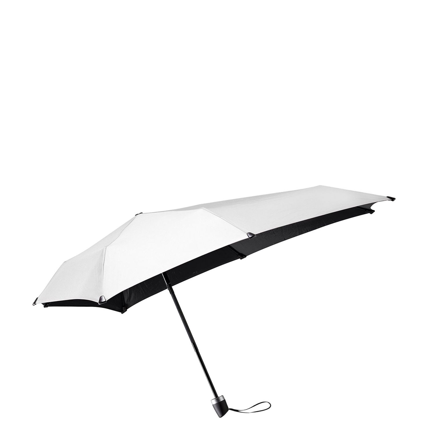 Travelbags Senz Manual Opvouwbare Stormparaplu shiny silver aanbieding