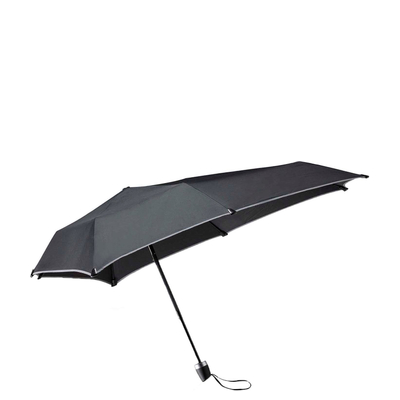 Senz Manual faltbares Sturmschirm black reflective