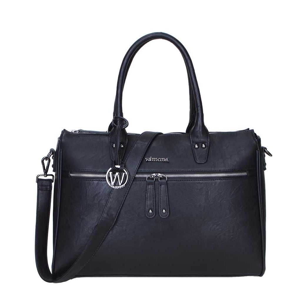 Wimona Fabiana-Two laptoptas zwart