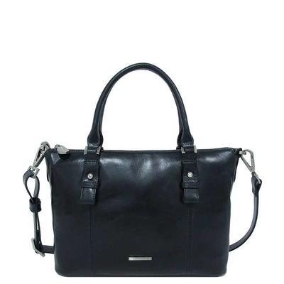 Claudio Ferrici Pelle Vecchia Tote navy