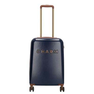 Charm London Travel Trolley S blauw