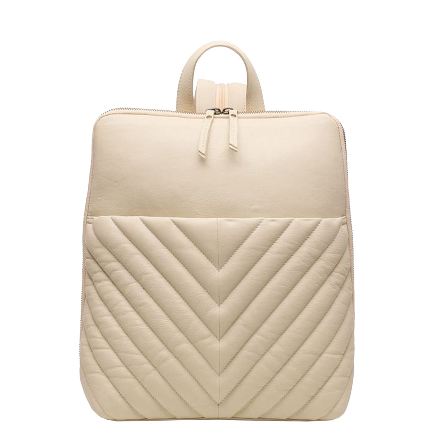 Chabo Venice Backpack off-white Leren tas