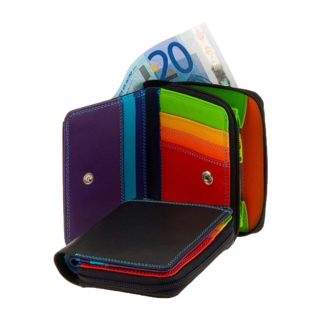 MyWalit portemonnee zwart en multicolor