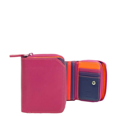 Mywalit Ladies Small Wallet w/Zip Around Purse sangria multi