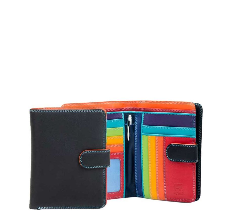 MyWalit portemonnee zwart en multicolor