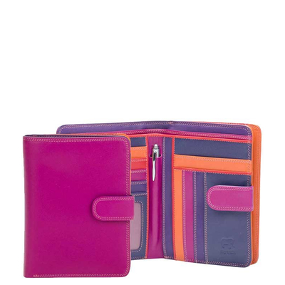 Mywalit Ladies Large Wallet Zip Purse sangria multi