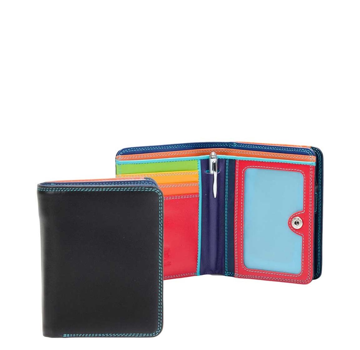 MyWalit portemonnee zwart en multicolor