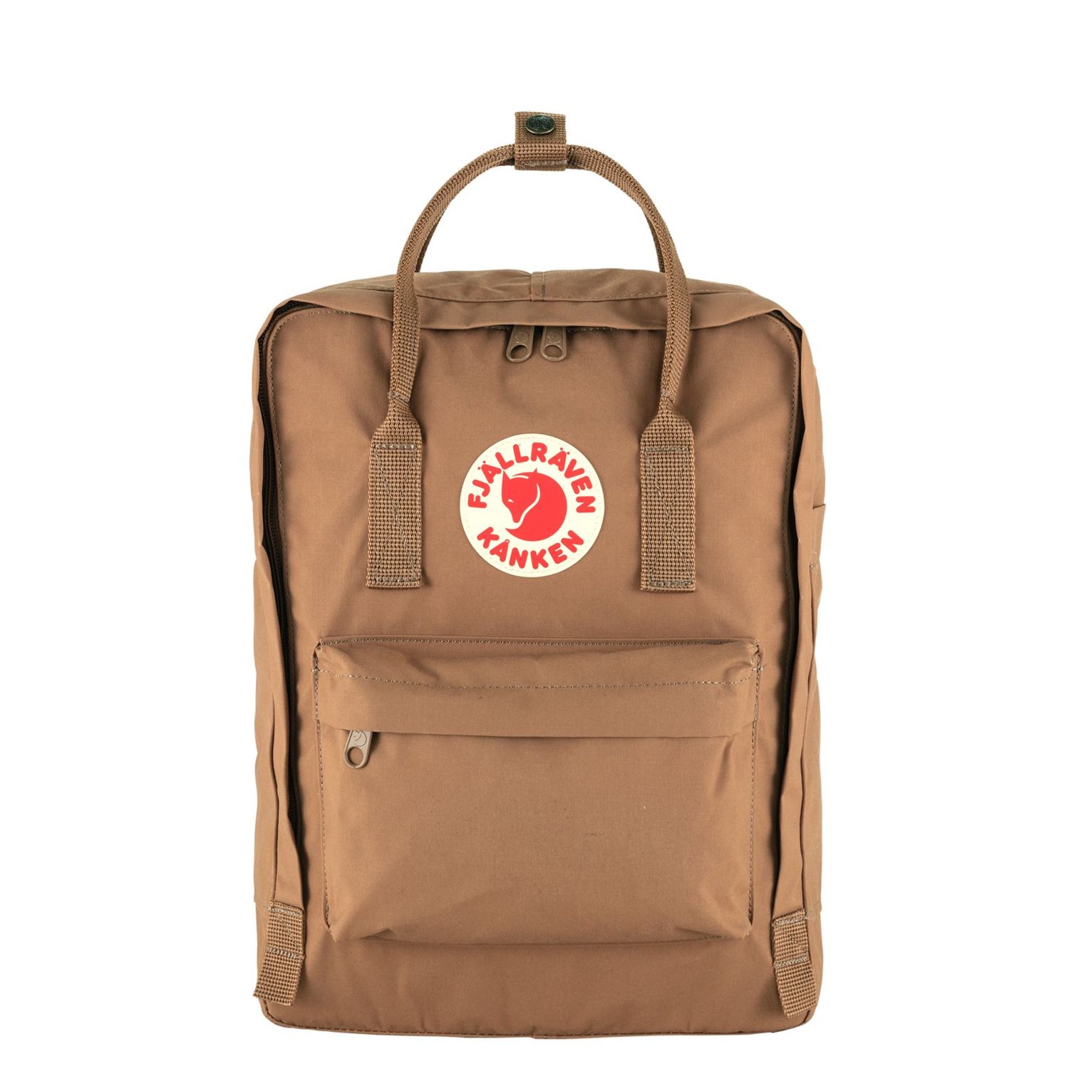 Fjällräven Kanken schooltas khaki en bruin