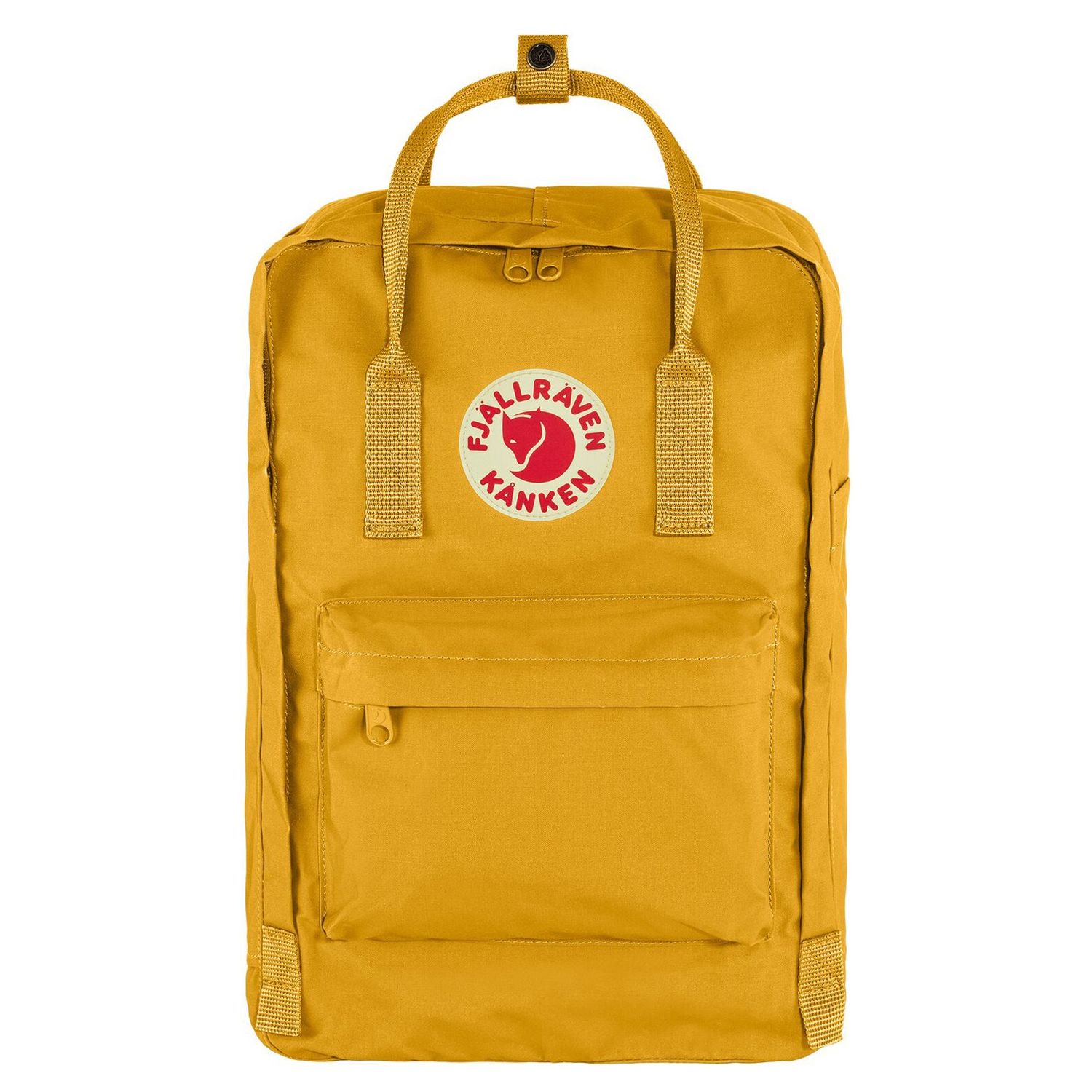 Fjällräven Kanken laptoptas geel