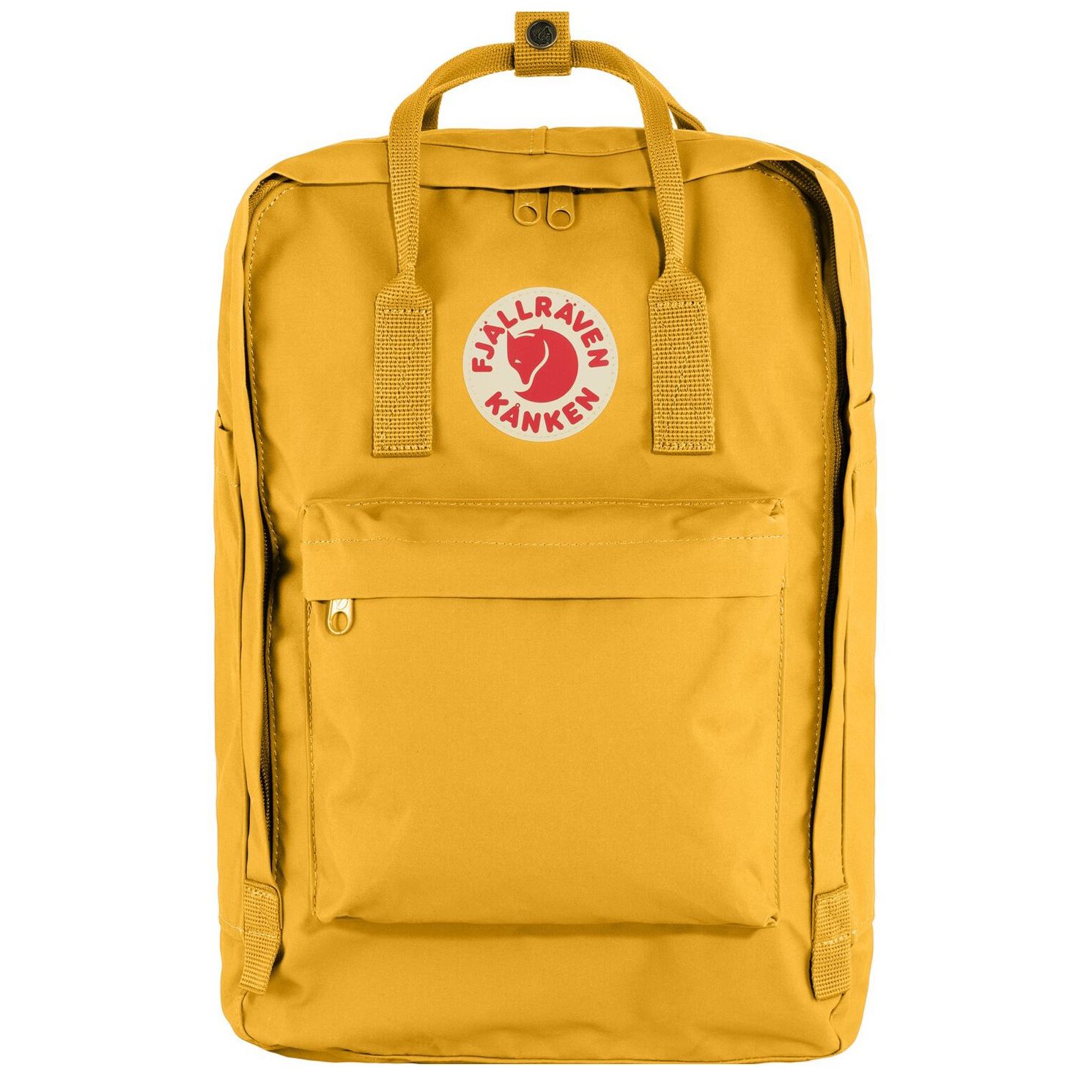 Fjällräven Kanken laptoptas geel