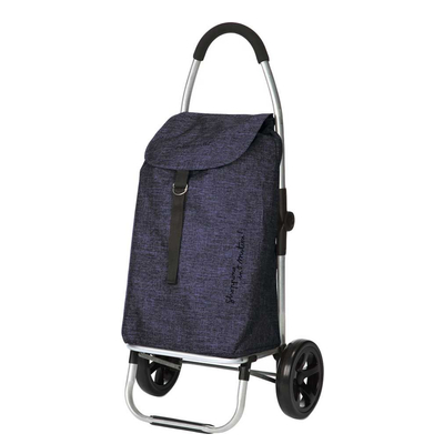 Playmarket Go Two Compact Einkaufstrolley blue