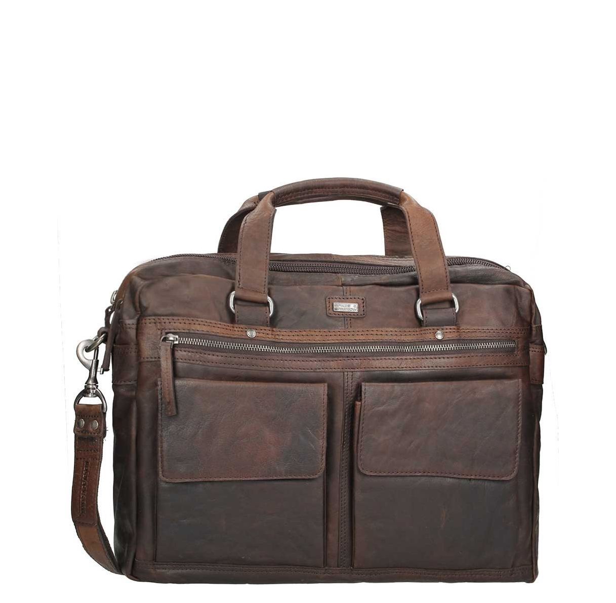 Spikes & Sparrow schoudertas bruin