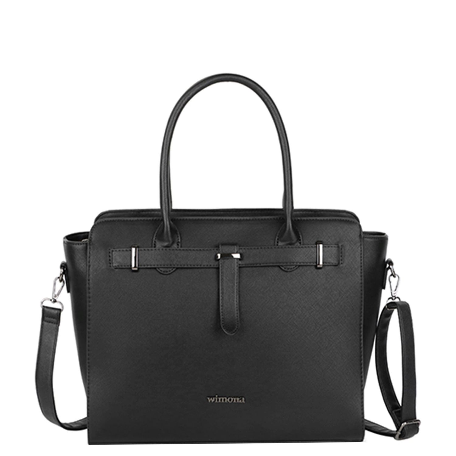 Wimona Sienna laptoptas zwart