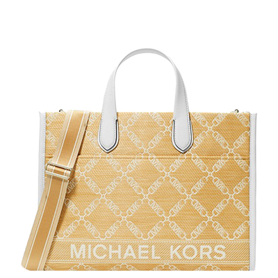 Michael Kors Gigi LG Grab Tote nat/opticwht