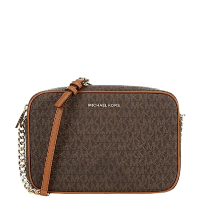 Michael Kors Jet Set LG Crossbody brown